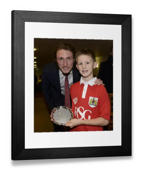 Framed Print : Man of the Match: Bristol City vs Preston North End in Sky Bet League One (November 22, 2014, Ashton Gate)