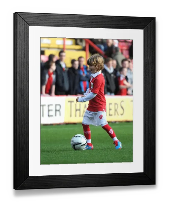 Framed Print : Fighting Spirit: Bristol City vs Preston North End in Sky Bet League One Clash at Ashton Gate Stadium (November 2014)