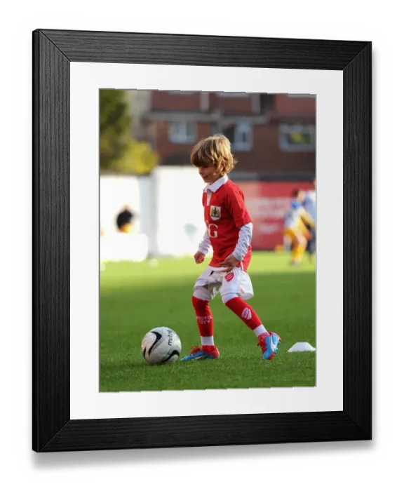 Framed Print : Bristol City vs Preston North End: A Football Rivalry in Sky Bet League One at Ashton Gate Stadium (November 2014)
