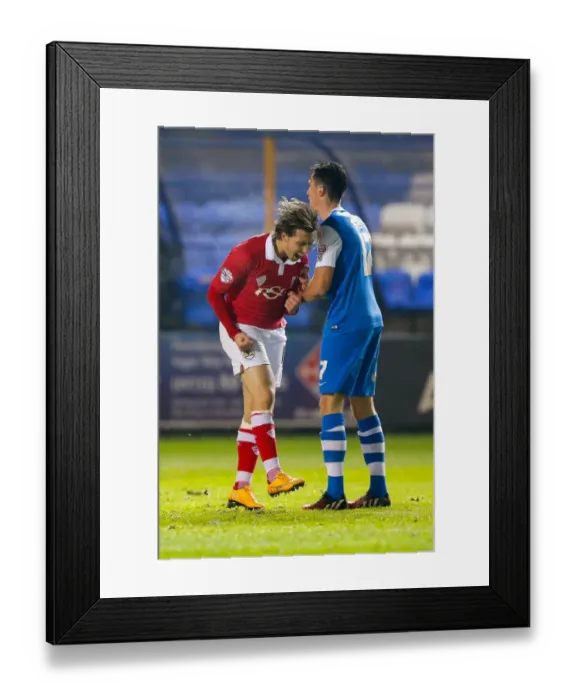 Framed Print : Luke Freeman Scores the Opener: Bristol City Ahead vs. Peterborough United, 2014 Framed Print : Luke Freeman Scores the Opener: Bristol City Ahead vs. Peterborough United, 2014