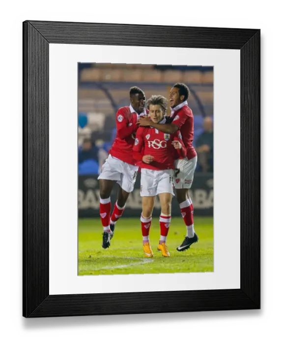 Framed Print : Luke Freeman's Early Strike: Bristol City Takes the Lead Against Peterborough United, 2014 Framed Print : Luke Freeman's Early Strike: Bristol City Takes the Lead Against Peterborough United, 2014