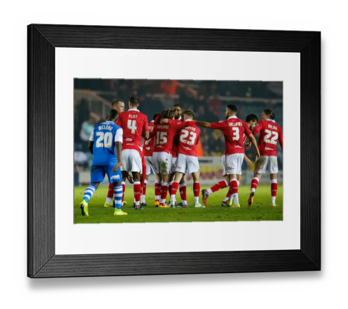 Framed Print : Luke Freeman's Brace: Bristol City Leads 3-0 over Peterborough United Framed Print : Luke Freeman's Brace: Bristol City Leads 3-0 over Peterborough United
