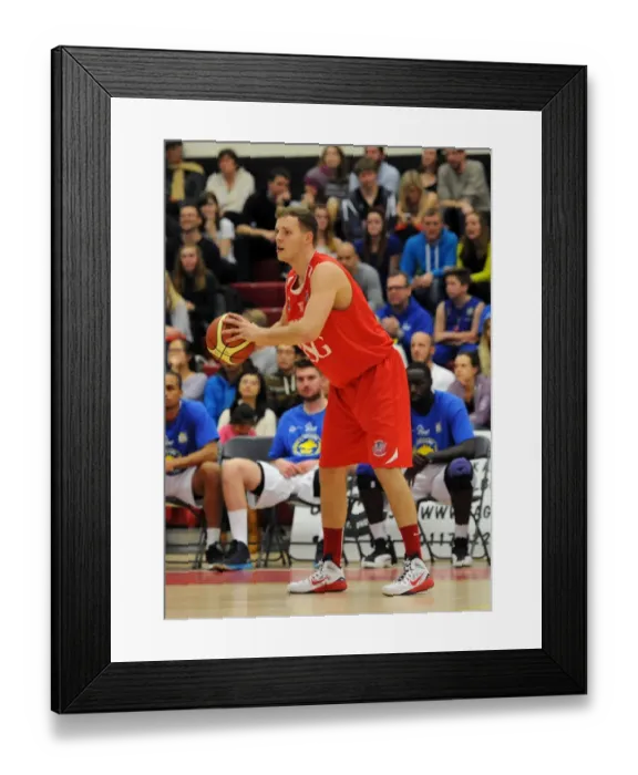 Framed Print : Bristol Flyers vs Cheshire Phoenix: A Fierce Basketball Rivalry at SGS Wise Campus