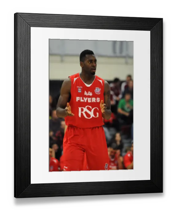 Framed Print : Bristol Flyers vs Cheshire Phoenix: A Fierce Basketball Rivalry at SGS Wise Campus
