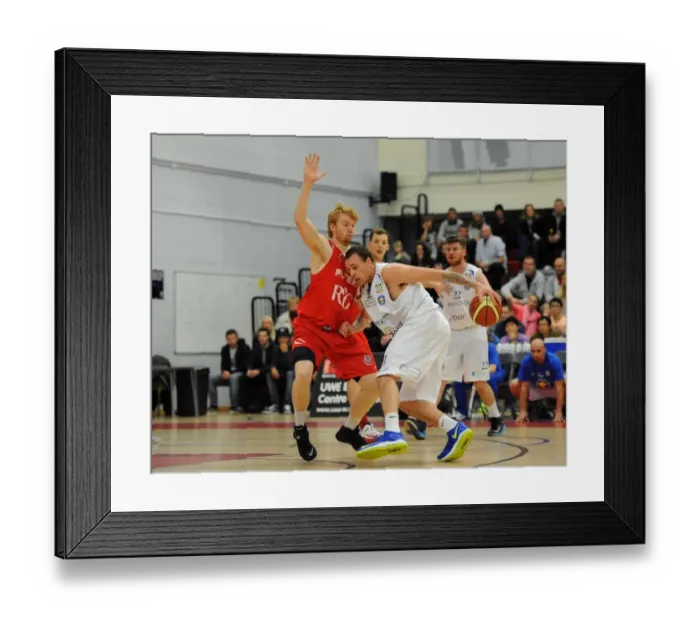 Framed Print : Bristol Flyers Defender Mathias Seilund in Action against Cheshire Phoenix Framed Print : Bristol Flyers Defender Mathias Seilund in Action against Cheshire Phoenix