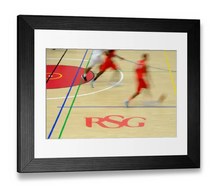 Framed Print : British Basketball League: Bristol Flyers vs Cheshire Phoenix at SGS Wise Campus - RSG Sponsorship in Action Framed Print : British Basketball League: Bristol Flyers vs Cheshire Phoenix at SGS Wise Campus - RSG Sponsorship in Action