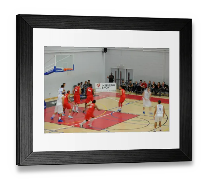 Framed Print : Thrilling British Basketball League Match: Bristol Flyers vs. Cheshire Phoenix at SGS Wise Campus Framed Print : Thrilling British Basketball League Match: Bristol Flyers vs. Cheshire Phoenix at SGS Wise Campus