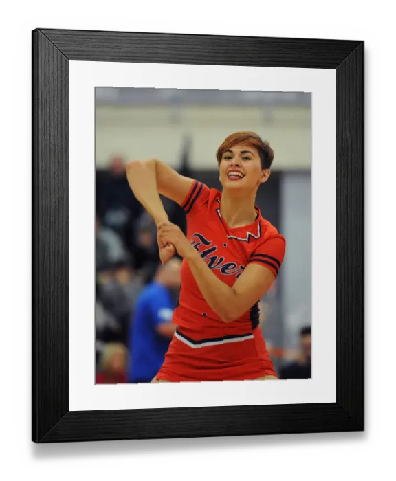 Framed Print : Thrilling Basketball Showdown: Flyers vs Phoenix at SGS Wise Campus