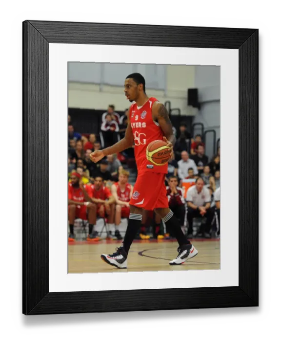 Framed Print : Bristol Flyers vs Cheshire Phoenix: A Fierce Basketball Rivalry at SGS Wise Campus