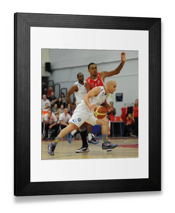 Framed Print : Bristol Flyers vs Cheshire Phoenix: A Fierce Basketball Rivalry at SGS Wise Campus Framed Print : Bristol Flyers vs Cheshire Phoenix: A Fierce Basketball Rivalry at SGS Wise Campus