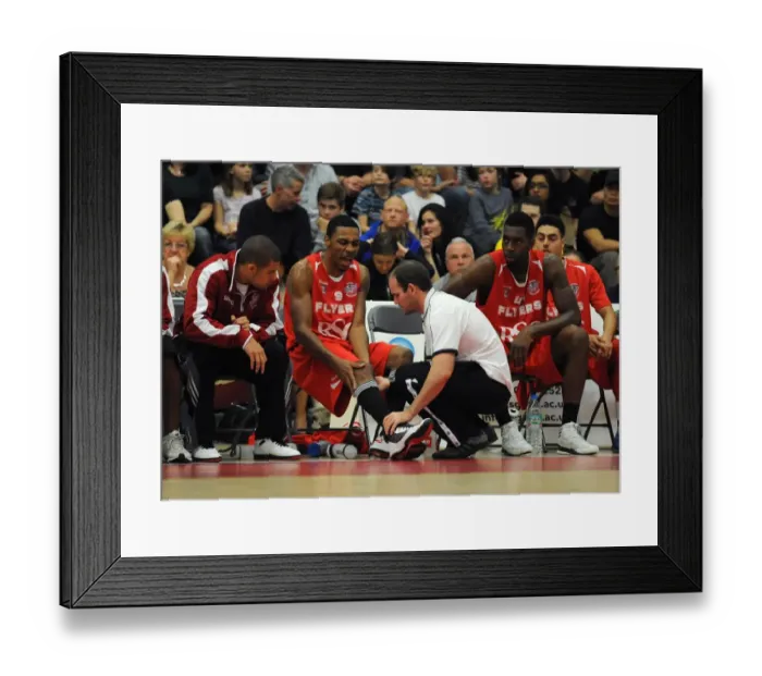 Framed Print : Bristol Flyers Doug Herring Suffers Injury on Court Against Cheshire Phoenix Framed Print : Bristol Flyers Doug Herring Suffers Injury on Court Against Cheshire Phoenix