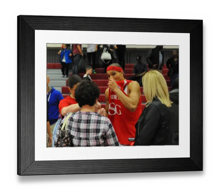 Framed Print : Bristol Flyers Greg Streete: Disappointment After Loss to Cheshire Phoenix
