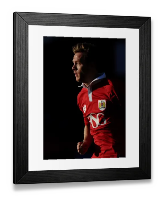 Framed Print : Bristol City's Todd Kane Scores in Sunlit Glory: FA Cup Clash vs AFC Telford United Framed Print : Bristol City's Todd Kane Scores in Sunlit Glory: FA Cup Clash vs AFC Telford United