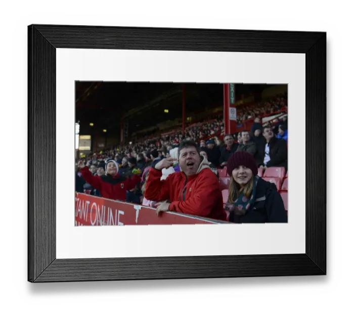 Framed Print : Electric Atmosphere: FA Cup Match at Ashton Gate - Bristol City Fans in Full Swing Framed Print : Electric Atmosphere: FA Cup Match at Ashton Gate - Bristol City Fans in Full Swing