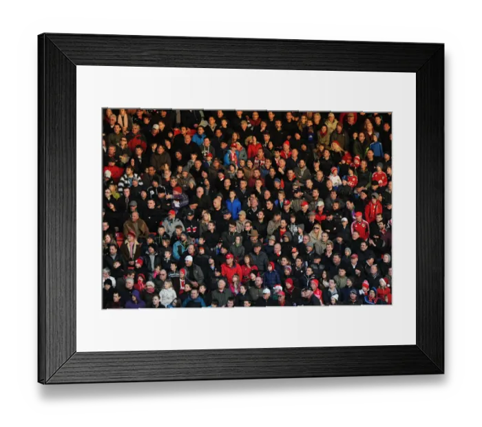 Framed Print : Bristol City FC: Euphoric Fans Celebrate FA Cup Victory Against AFC Telford United