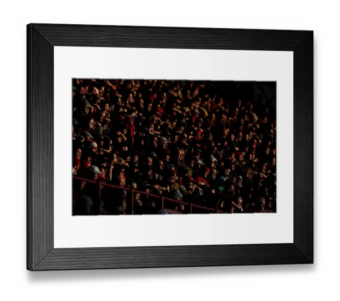 Framed Print : Glowing FA Cup Moment: Bristol City Fans in the Dolman Stand Framed Print : Glowing FA Cup Moment: Bristol City Fans in the Dolman Stand