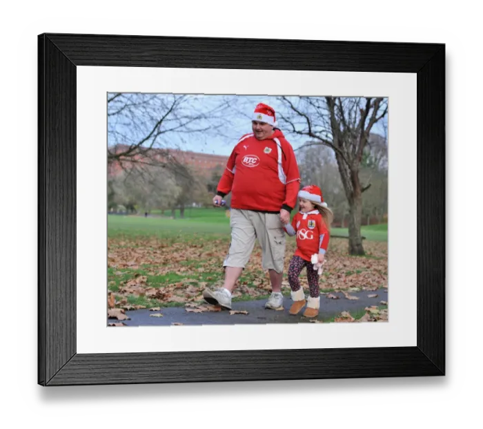 Framed Print : Bristol City Football Fans Gather Before FA Cup Match Against AFC Telford United Framed Print : Bristol City Football Fans Gather Before FA Cup Match Against AFC Telford United
