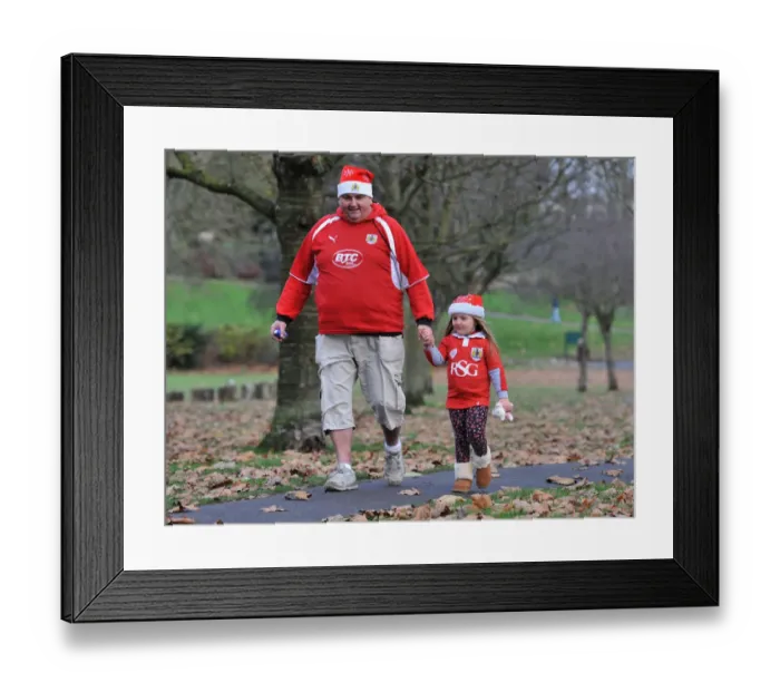 Framed Print : Bristol City Fans Gathering Before FA Cup Match at Ashton Gate