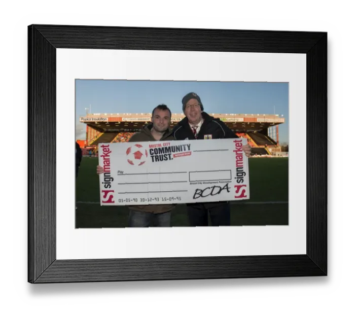 Framed Print : Intense FA Cup Moment: Bristol City vs AFC Telford United at Ashton Gate Framed Print : Intense FA Cup Moment: Bristol City vs AFC Telford United at Ashton Gate