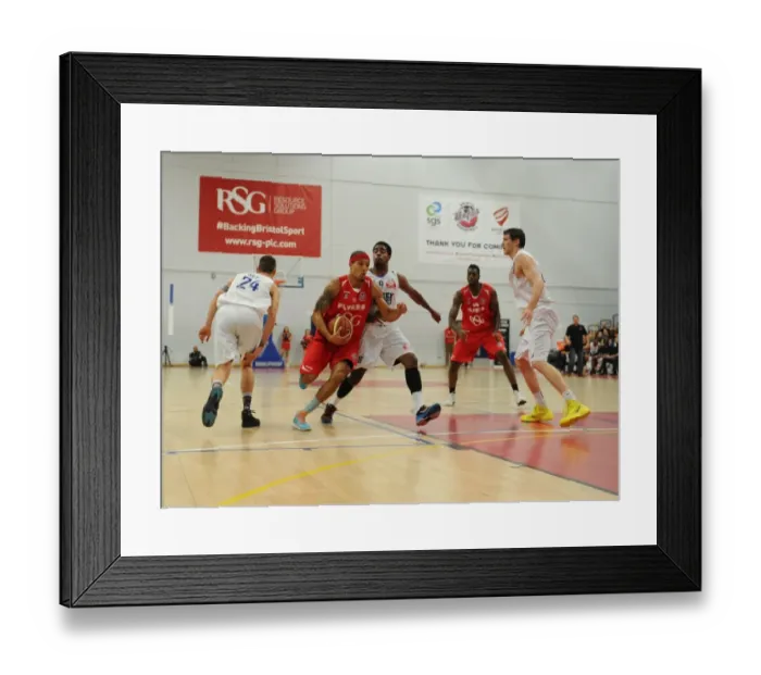 Framed Print : Intense Rivalry: Flyers vs. Surrey United Basketball Showdown - British Basketball League Framed Print : Intense Rivalry: Flyers vs. Surrey United Basketball Showdown - British Basketball League