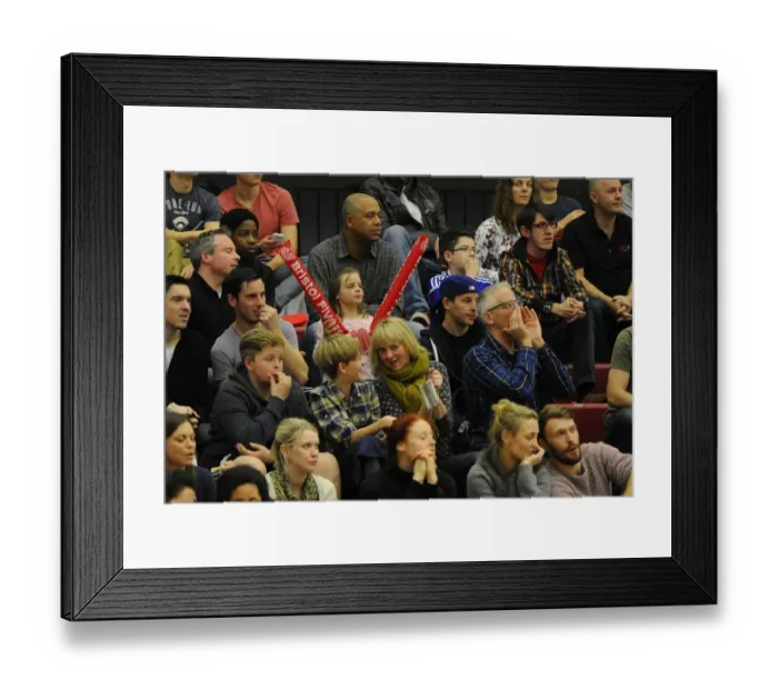 Framed Print : Thrilling British Basketball League Match: Flyers vs. Surrey United at SGS Wise Campus (November 2014)