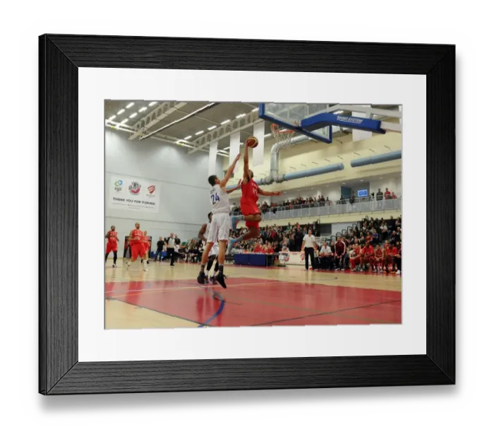 Framed Print : Bristol Flyers Greg Streete Scores Thriller in Basketball Clash vs. Surrey United