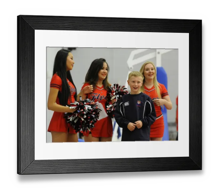 Framed Print : Thrilling Showdown: Bristol Flyers vs Surrey United in British Basketball League Framed Print : Thrilling Showdown: Bristol Flyers vs Surrey United in British Basketball League
