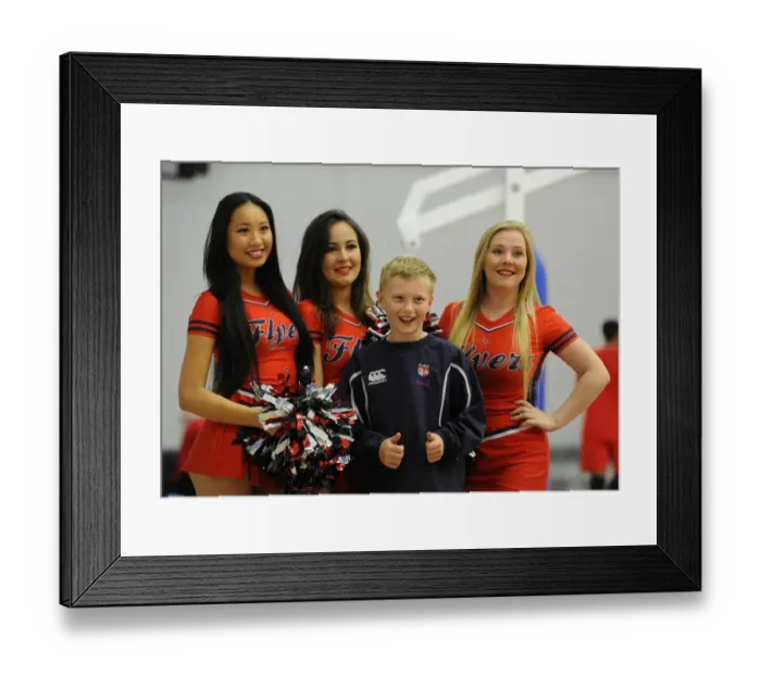 Framed Print : British Basketball League: A Intense Clash Between Bristol Flyers and Surrey United at SGS Wise Campus (November 2014)