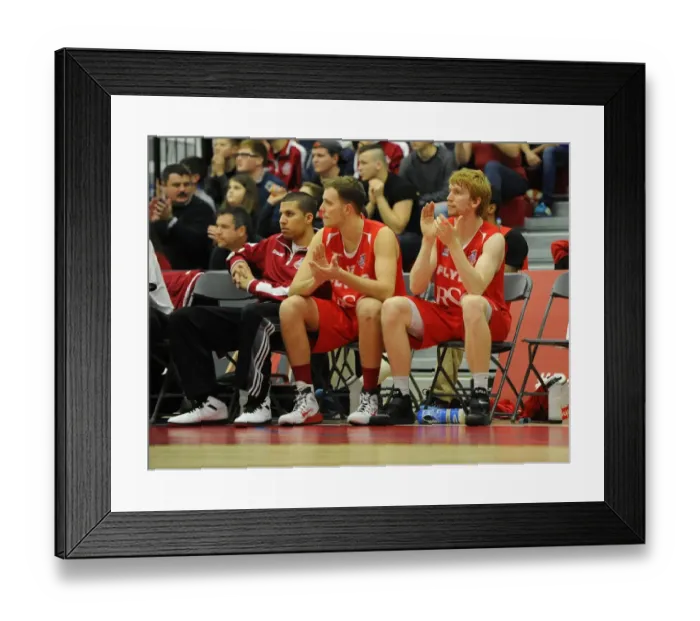 Framed Print : Thrilling British Basketball League Match: Flyers vs. Surrey United at SGS Wise Campus (November 2014)