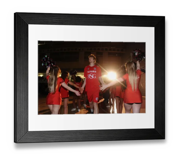 Framed Print : Thrilling British Basketball League Match: Flyers vs. Surrey United (November 2014)
