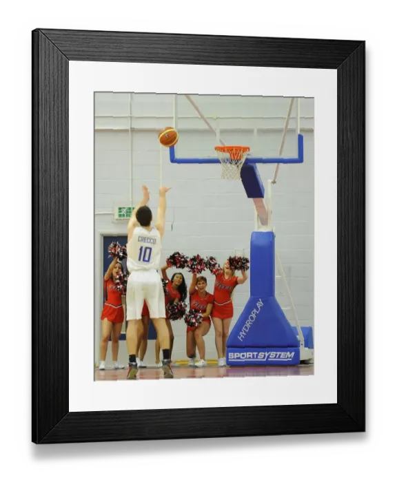 Framed Print : Thrilling British Basketball League Match: Flyers vs. Surrey United at SGS Wise Campus (November 2014) Framed Print : Thrilling British Basketball League Match: Flyers vs. Surrey United at SGS Wise Campus (November 2014)