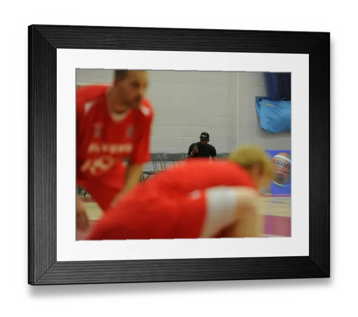 Framed Print : Thrilling British Basketball League Match: Flyers vs. Surrey United at SGS Wise Campus (November 2014) Framed Print : Thrilling British Basketball League Match: Flyers vs. Surrey United at SGS Wise Campus (November 2014)