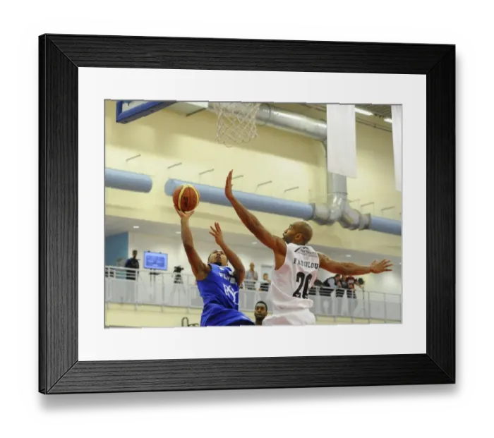 Framed Print : Intense Basketball Showdown: Dwayne Lautier-Ogunleye of Bristol Flyers vs Newcastle Eagles Framed Print : Intense Basketball Showdown: Dwayne Lautier-Ogunleye of Bristol Flyers vs Newcastle Eagles
