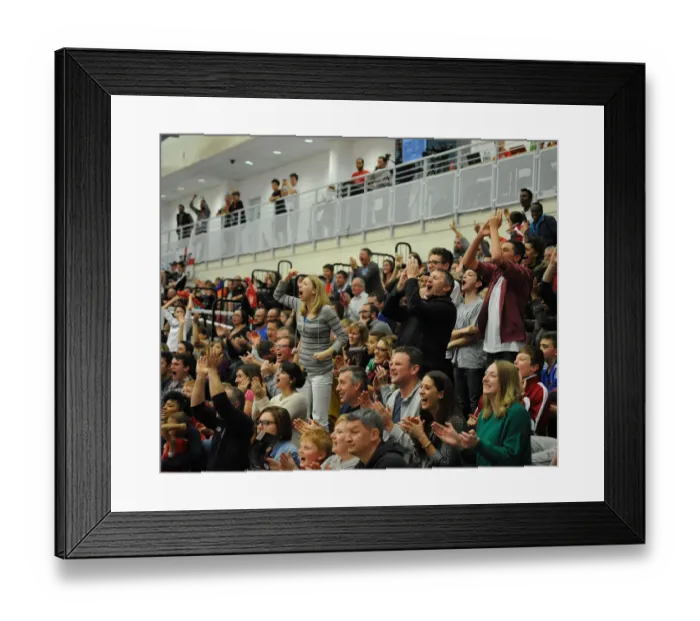 Framed Print : Bristol Flyers Fans Thrilling Reaction to Exciting Basketball Match Against Newcastle Eagles at SGS Wise Campus Framed Print : Bristol Flyers Fans Thrilling Reaction to Exciting Basketball Match Against Newcastle Eagles at SGS Wise Campus
