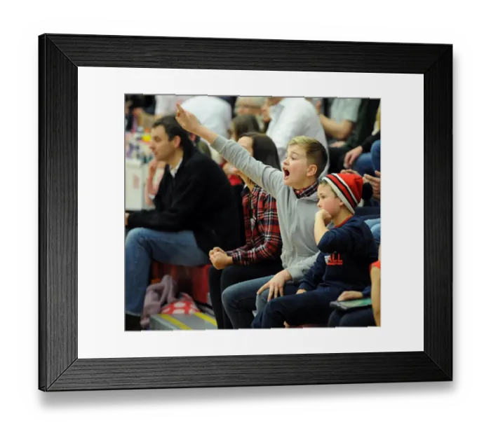 Framed Print : Thrilling Basketball Showdown: Bristol Flyers Fans in Full Cheer against Newcastle Eagles at SGS Wise Campus Framed Print : Thrilling Basketball Showdown: Bristol Flyers Fans in Full Cheer against Newcastle Eagles at SGS Wise Campus