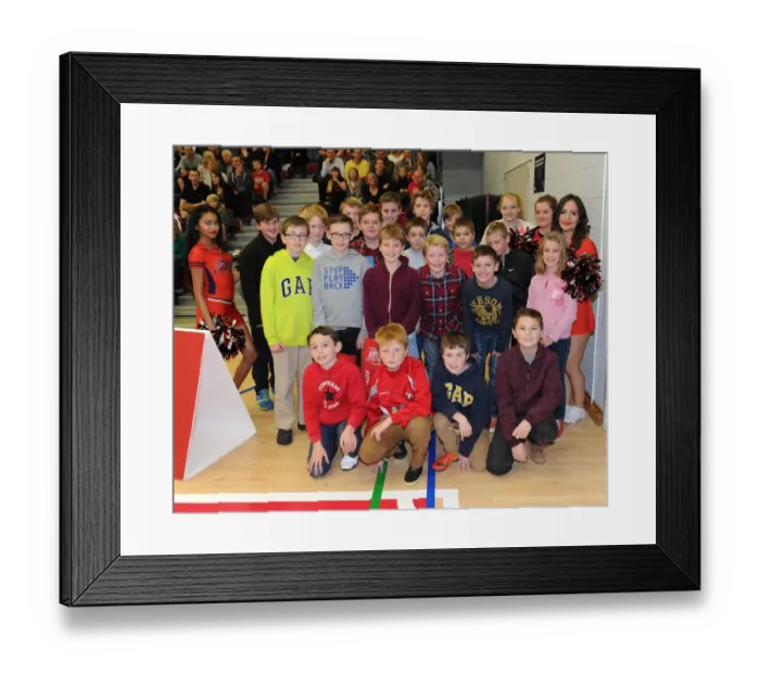 Framed Print : Thrilling British Basketball League Match: Flyers vs. Eagles at SGS Wise Campus (November 2014)