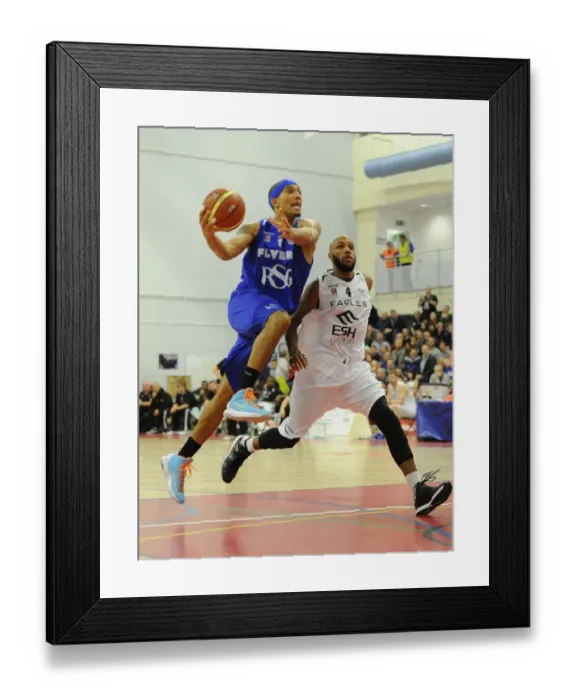 Framed Print : Intense Rivalry: Flyers vs. Eagles Basketball Showdown at SGS Wise Campus Framed Print : Intense Rivalry: Flyers vs. Eagles Basketball Showdown at SGS Wise Campus