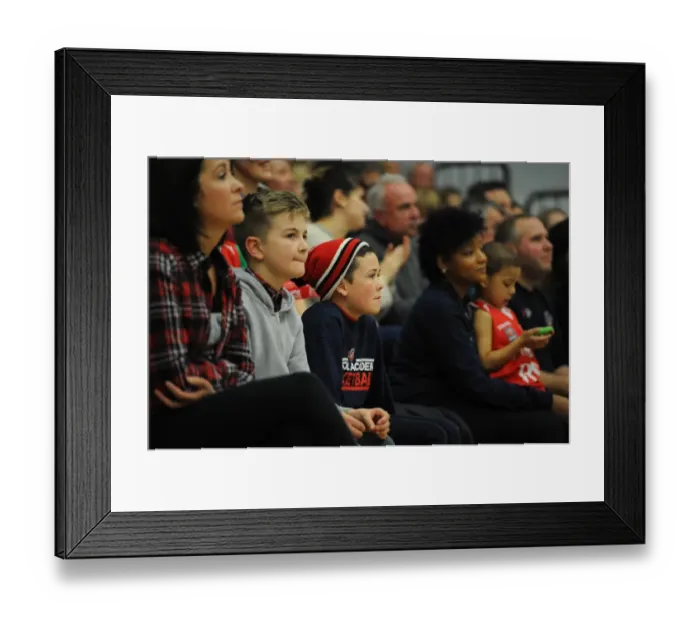 Framed Print : Bristol Flyers Fans in Full Cheer: Thrilling Basketball Showdown against Newcastle Eagles Framed Print : Bristol Flyers Fans in Full Cheer: Thrilling Basketball Showdown against Newcastle Eagles