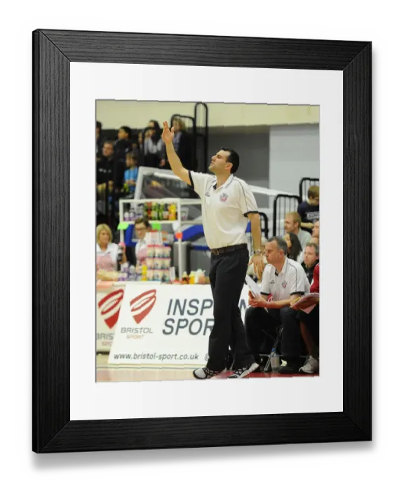 Framed Print : Andreas Kapoulas Leads Intense Action: Flyers vs. Eagles Basketball Showdown