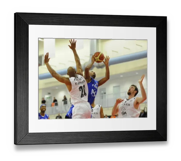 Framed Print : Intense Showdown: Flyers vs. Eagles - A Clash of Wits and Skills - Basketball Framed Print : Intense Showdown: Flyers vs. Eagles - A Clash of Wits and Skills - Basketball