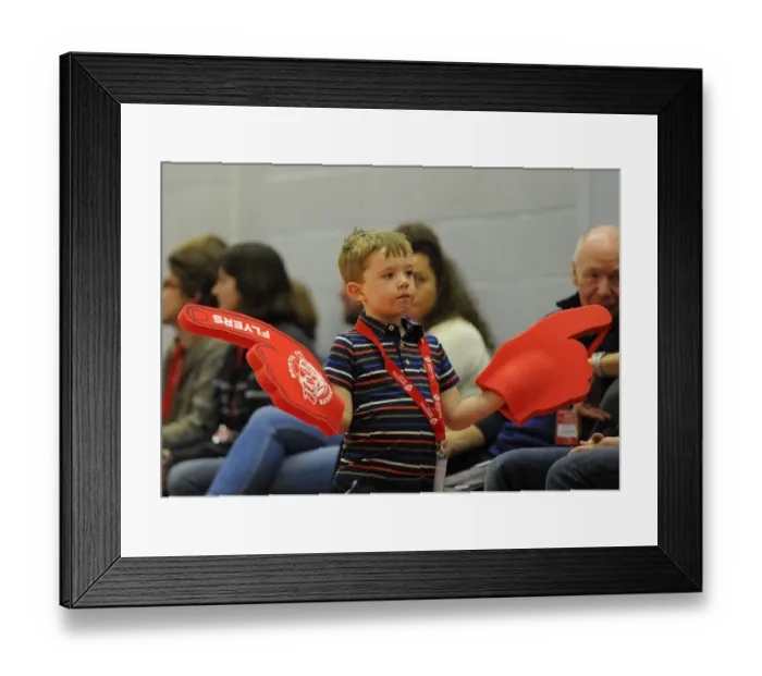 Framed Print : Thrilling British Basketball League Match: Flyers vs. Eagles at SGS Wise Campus (November 2014)