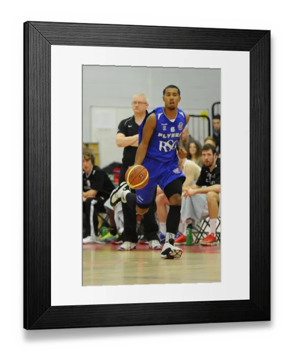 Framed Print : Intense Basketball Showdown: Flyers vs. Eagles - A Clash of Wits and Skills Framed Print : Intense Basketball Showdown: Flyers vs. Eagles - A Clash of Wits and Skills