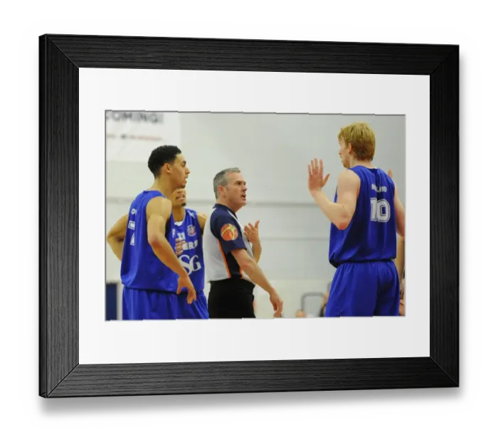 Framed Print : Intense Rivalry: Flyers vs. Eagles in British Basketball League Framed Print : Intense Rivalry: Flyers vs. Eagles in British Basketball League