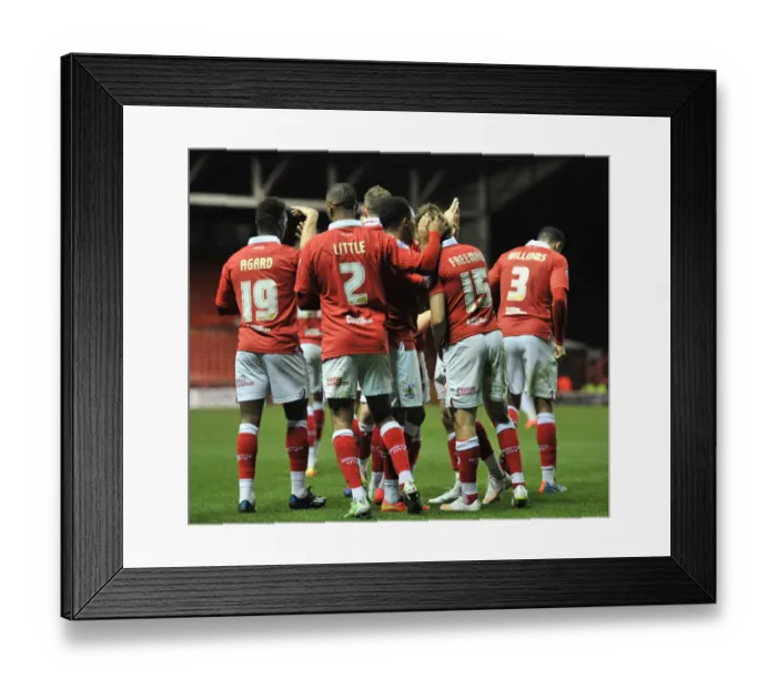 Framed Print : Bristol City Celebrates Win Against Coventry City in Johnstones Paint Trophy: Aaron Wilbraham's Goal Framed Print : Bristol City Celebrates Win Against Coventry City in Johnstones Paint Trophy: Aaron Wilbraham's Goal