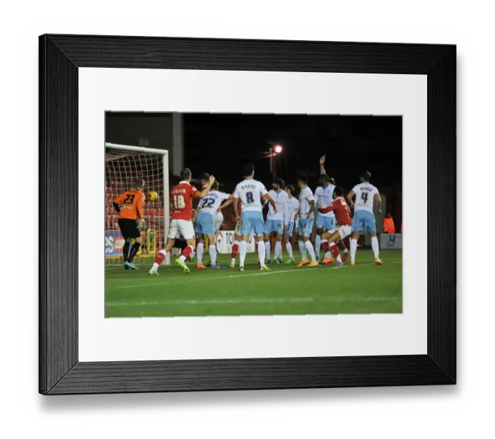 Framed Print : Derrick Williams Scores Opening Goal: Bristol City vs Coventry City, Johnstones Paint Trophy, Ashton Gate Stadium Framed Print : Derrick Williams Scores Opening Goal: Bristol City vs Coventry City, Johnstones Paint Trophy, Ashton Gate Stadium