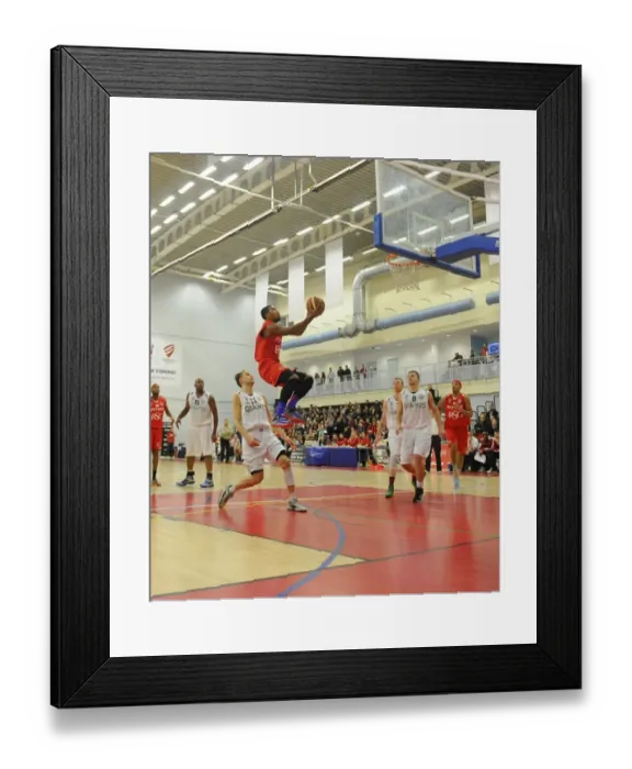 Framed Print : Intense Rivalry: Flyers vs Giants Basketball Showdown at SGS Wise Campus (December 2014) - Dwayne Lautier-Ogunleye in Action Framed Print : Intense Rivalry: Flyers vs Giants Basketball Showdown at SGS Wise Campus (December 2014) - Dwayne Lautier-Ogunleye in Action