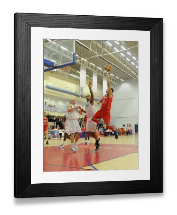 Framed Print : British Basketball League: Showdown at SGS Wise Campus - Bristol Flyers vs Manchester Giants Framed Print : British Basketball League: Showdown at SGS Wise Campus - Bristol Flyers vs Manchester Giants