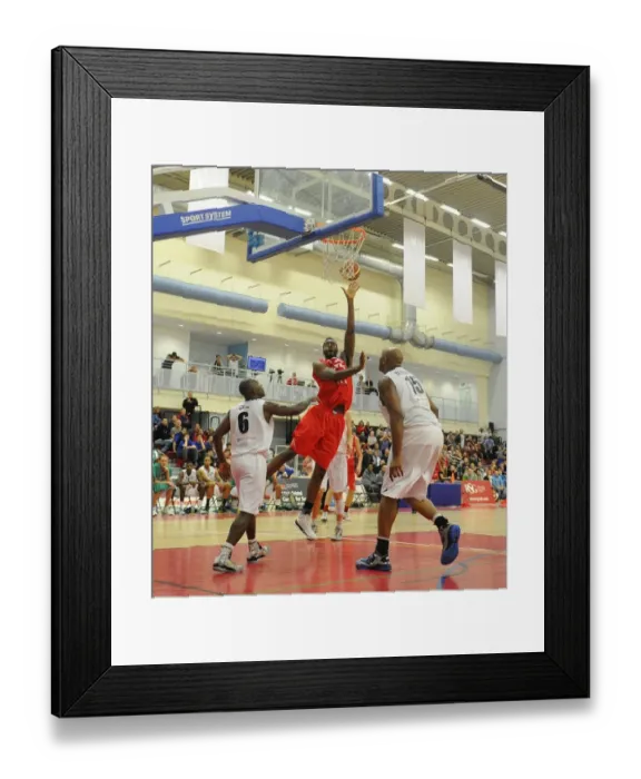 Framed Print : Intense Rivalry: Flyers vs. Giants Basketball Showdown Framed Print : Intense Rivalry: Flyers vs. Giants Basketball Showdown