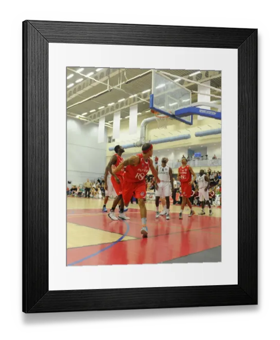 Framed Print : Intense Rivalry: Flyers vs. Giants Basketball Showdown Framed Print : Intense Rivalry: Flyers vs. Giants Basketball Showdown
