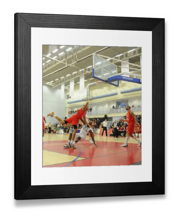 Framed Print : Intense Rivalry: Flyers vs. Giants - British Basketball League Showdown Framed Print : Intense Rivalry: Flyers vs. Giants - British Basketball League Showdown